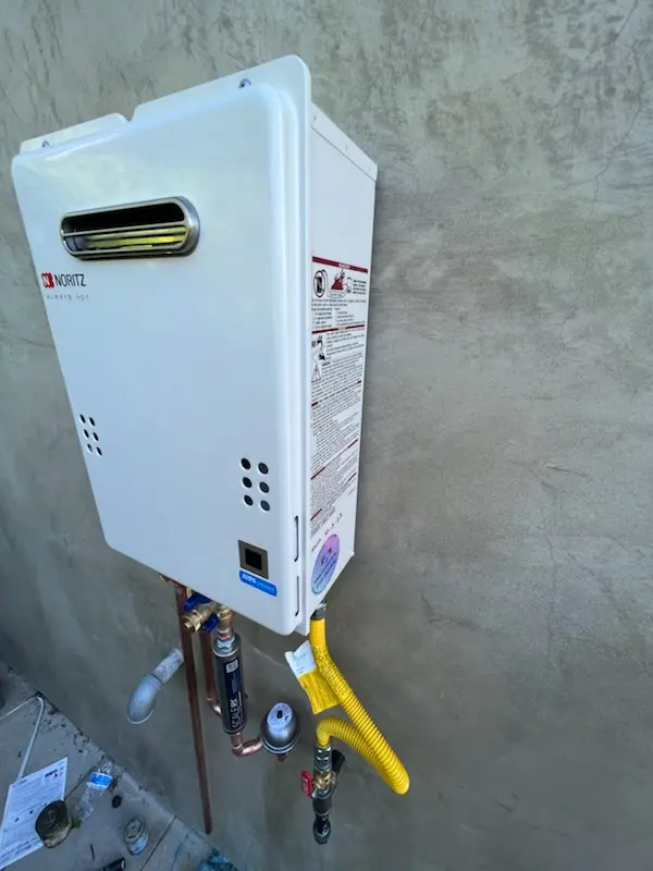 Tankless water heater installation for Red Lion homes
